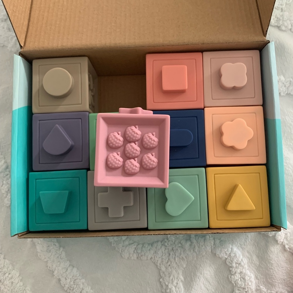 Like New Soft Building Blocks 3Mo plus